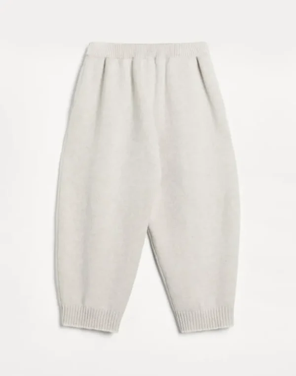 Cashmere knit trousers