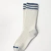 Cashmere rib knit socks