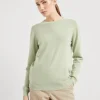 Cashmere sweater with monili