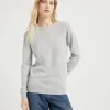 Cashmere sweater with monili