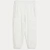 Comfort cotton lightweight French terry cargo trousers