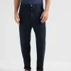 Comfort linen leisure fit trousers