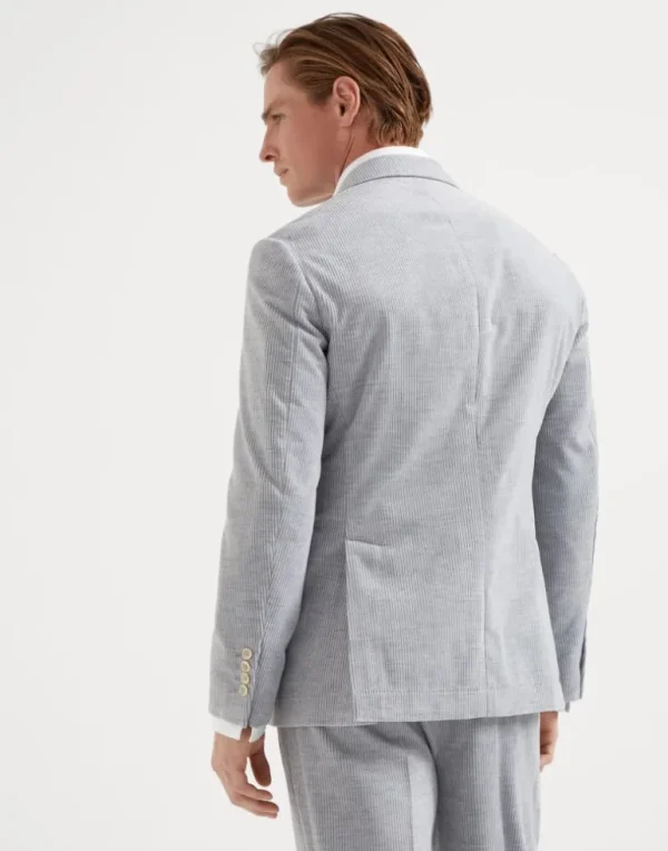 Cotton and cashmere mélange corduroy deconstructed Cavallo blazer