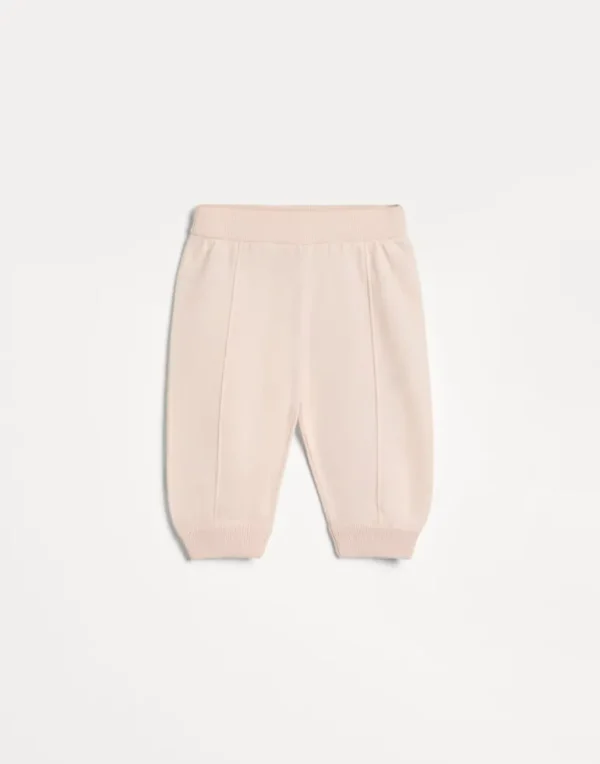 Cotton Baby Bernie jacquard knit trousers