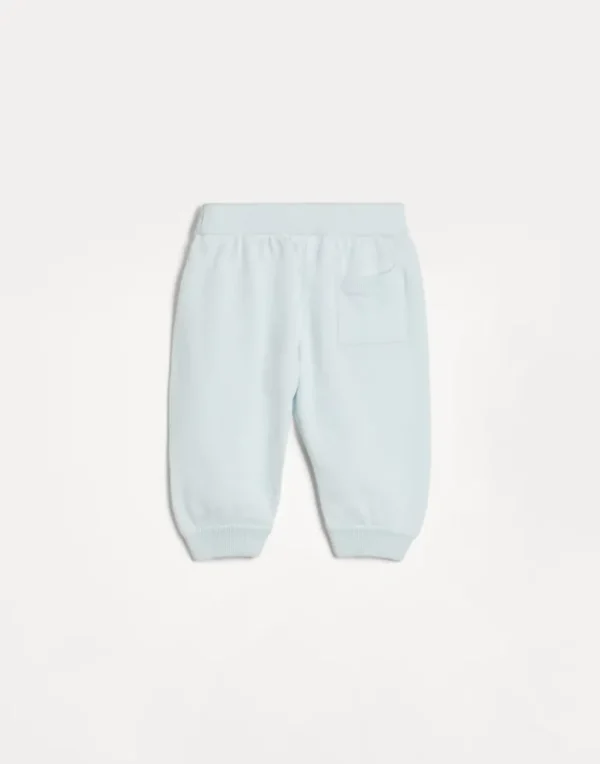 Cotton Baby Bernie jacquard knit trousers