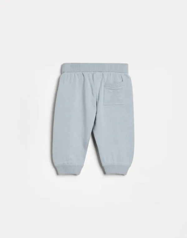 Cotton Baby Bernie jacquard knit trousers