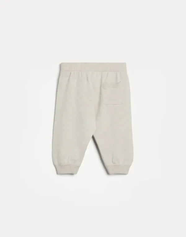 Cotton Baby Bernie jacquard knit trousers