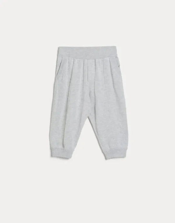 Cotton Bernie jacquard knit trousers