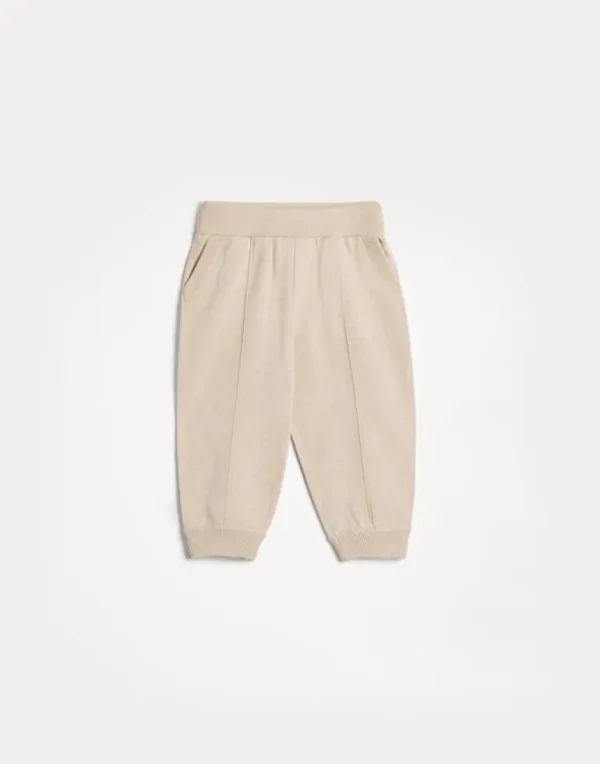 Cotton Bernie jacquard knit trousers