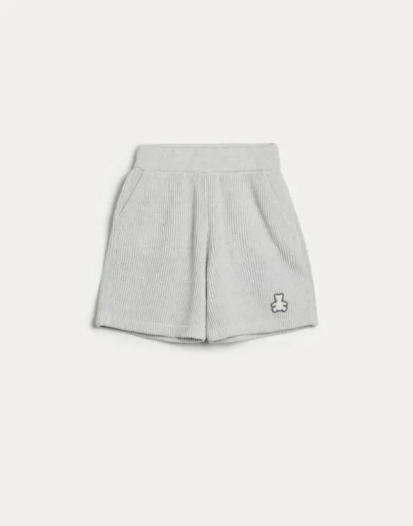 Cotton English rib knit Bernie Bermuda shorts