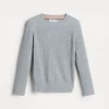 Cotton English rib sweater