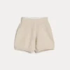 Cotton honeycomb stitch knit Bernie Bermuda shorts