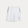 Cotton interlock Bermuda shorts with tennis logo