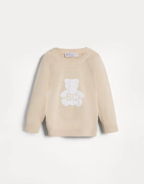 Cotton jacquard Bernie sweater