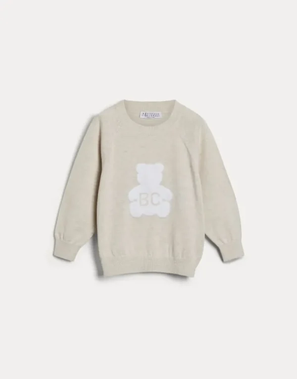 Cotton jacquard Bernie sweater