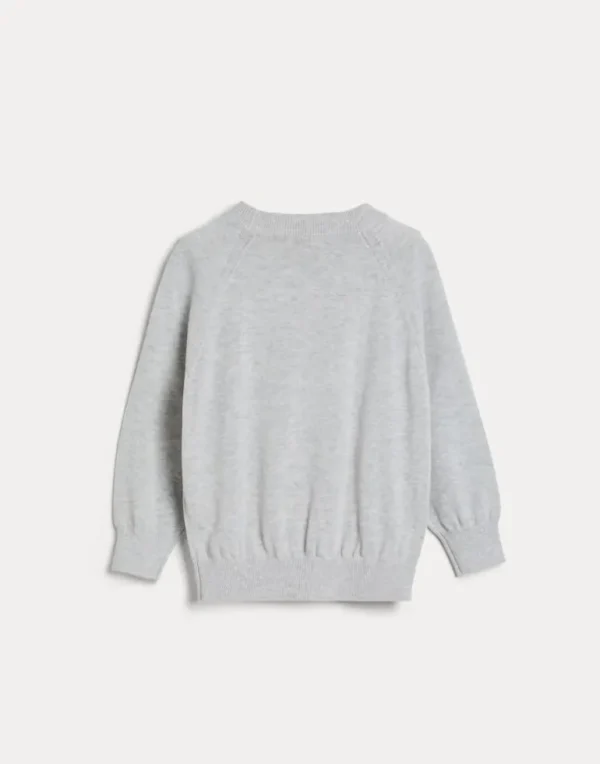 Cotton jacquard Bernie sweater