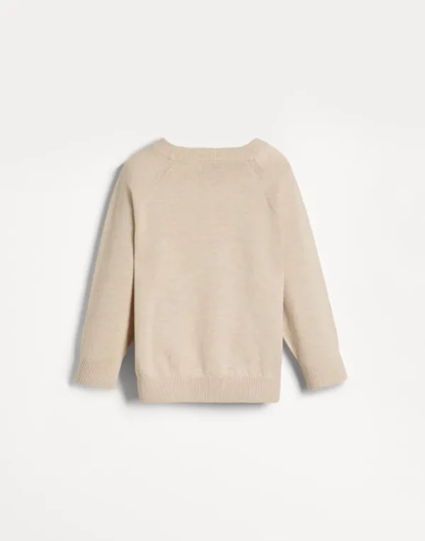 Cotton jacquard Bernie sweater