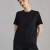 Cotton jersey T-shirt with monili