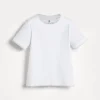 Cotton jersey T-shirt with faux-layering