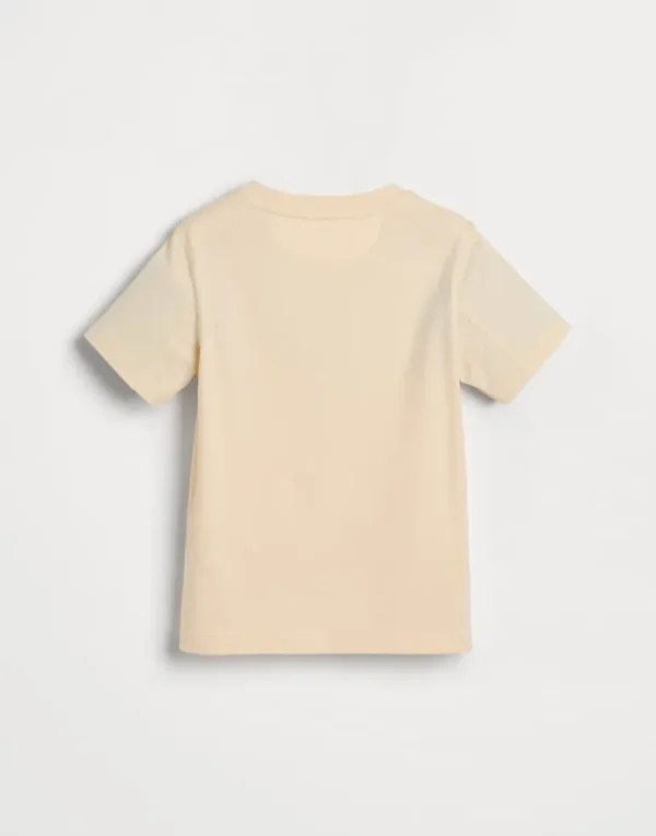 Cotton jersey T-shirt with print