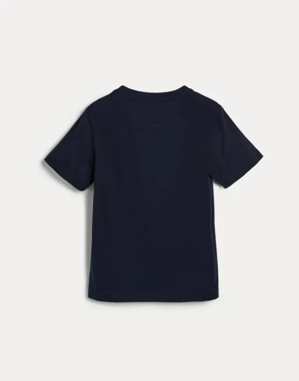 Cotton jersey T-shirt with print