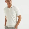 Cotton lightweight knit polo