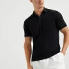 Cotton lightweight knit polo