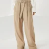 Cotton organza explorer track trousers with monili