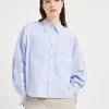 Cotton Oxford shirt with logo