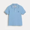 Cotton piqué polo shirt with logo