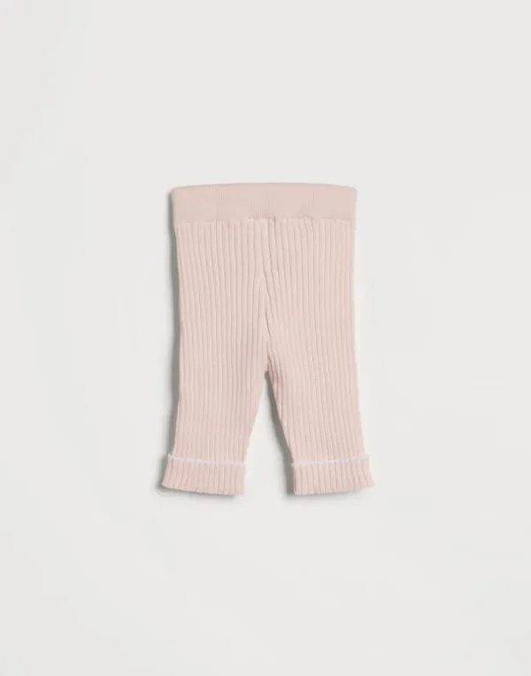 Cotton rib knit Baby Bernie trousers