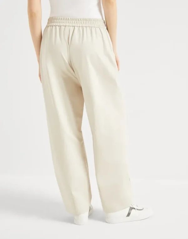 Couture interlock track trousers