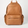 Cowhide travel backpack