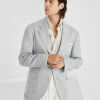 Délavé linen deconstructed blazer