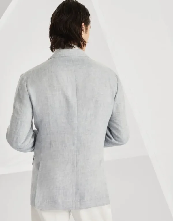 Délavé linen deconstructed blazer