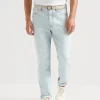 Denim iconic fit five-pocket trousers