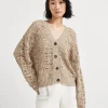 Foliage lace cardigan in linen and silk Diamond yarn