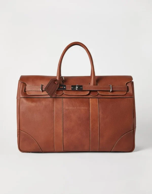 Grained calfskin country bag