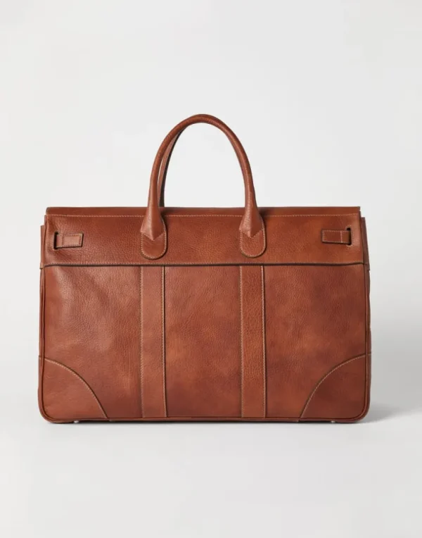 Grained calfskin country bag