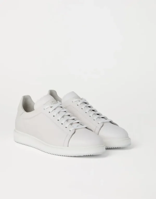 Grained calfskin sneakers