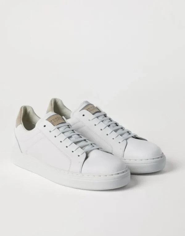 Grained calfskin sneakers