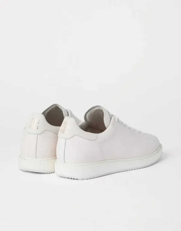 Grained calfskin sneakers