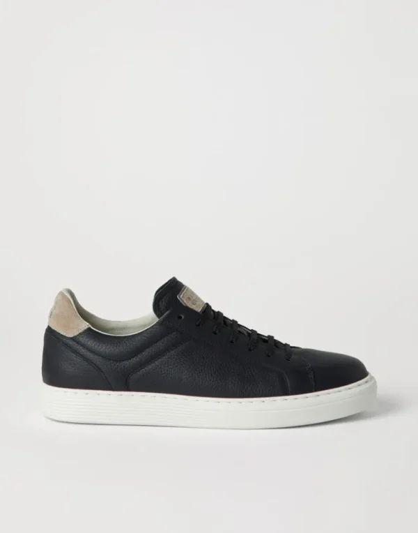 Grained calfskin sneakers