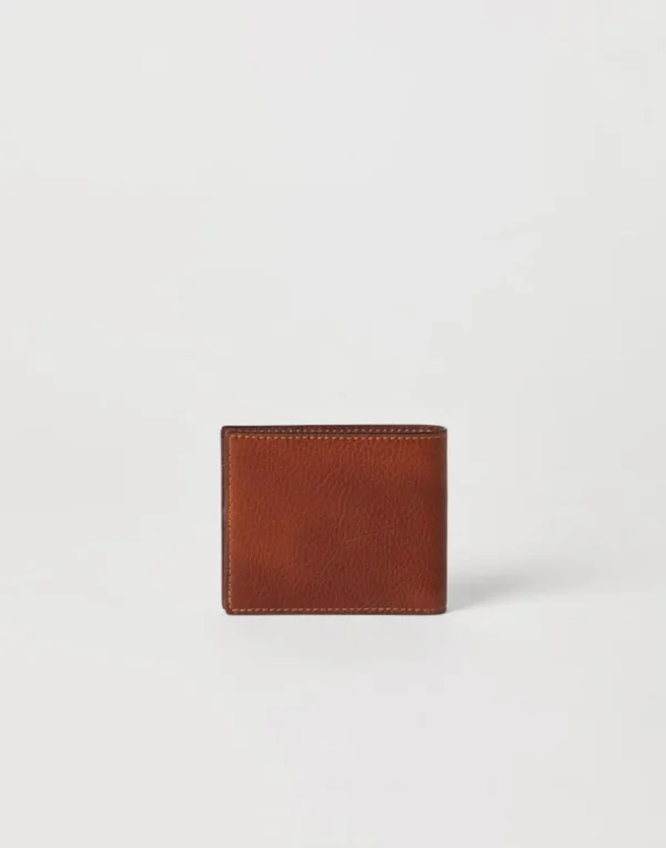 Grained calfskin wallet