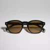 Intarsia Rays acetate sunglasses