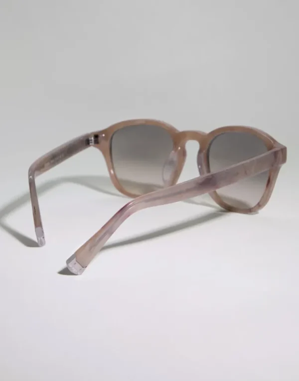 Intarsia Rays acetate sunglasses