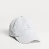 Lightweight techno fabric baseball cap with tennis logo