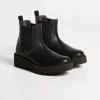 Matte calfskin Chelsea boots with monili