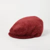 Merino shearling flat cap