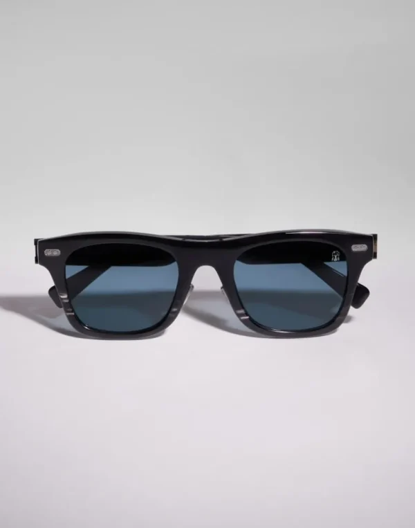 Mr. Brunello horn sunglasses